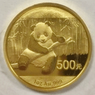毎年デザインが変わる中国金貨